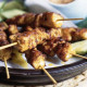 21. Chicken Satay on Skewers